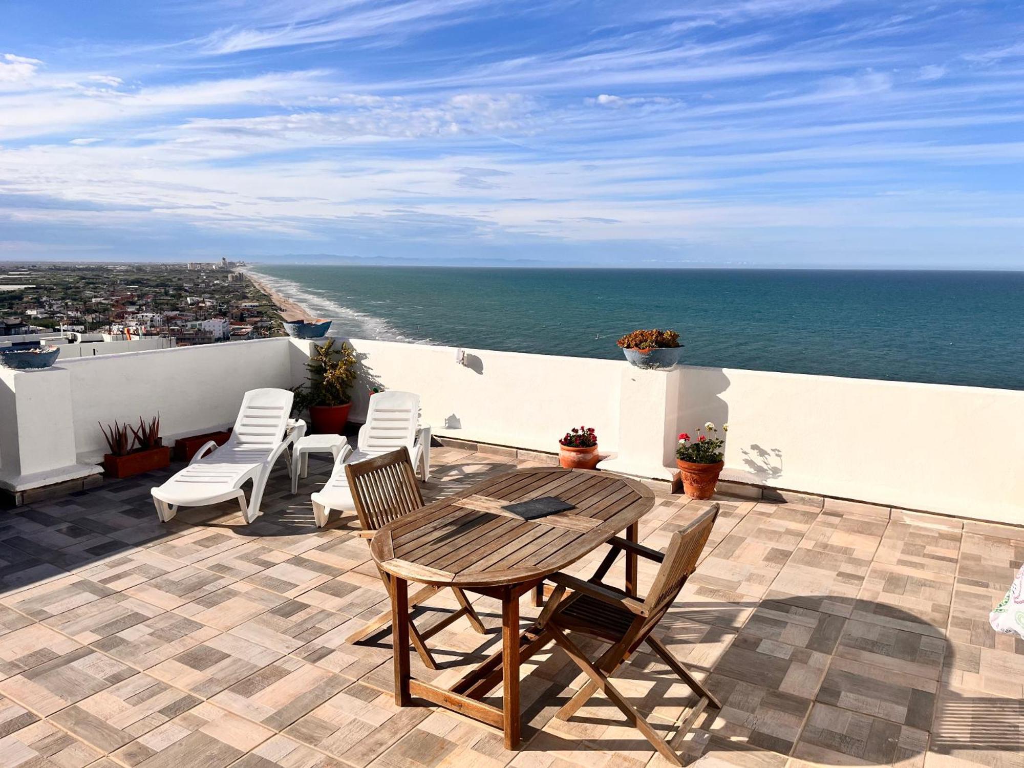 Atico El Faro Cullera Apartment Faro de Cullera Ngoại thất bức ảnh